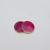 A1# Agate rose ronde