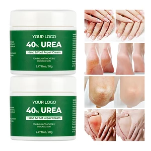 Professional Pedicure Foot Cream 40% Urea Vitamin E Glycerin Herbal Organic for Dead Skin Removal Nourishment SPA Foot Care