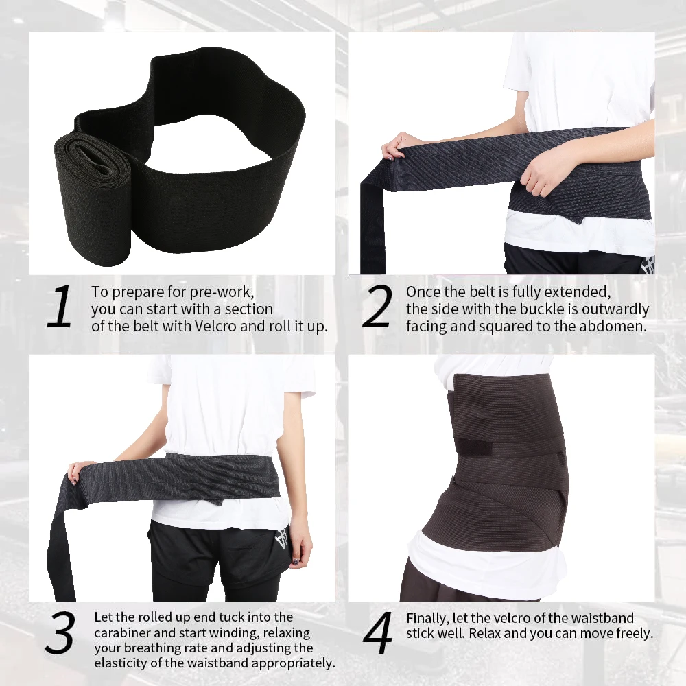 Multiple Specifications And Colors Slimming Waist Trimmer Belt Elastic 