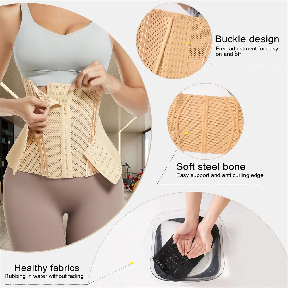 Wholesale Full Body Belly Shaping Cincher Corset Wrap Belt Tummy Control Shapewear Waist Trainer Shaper Wear Woman factory
