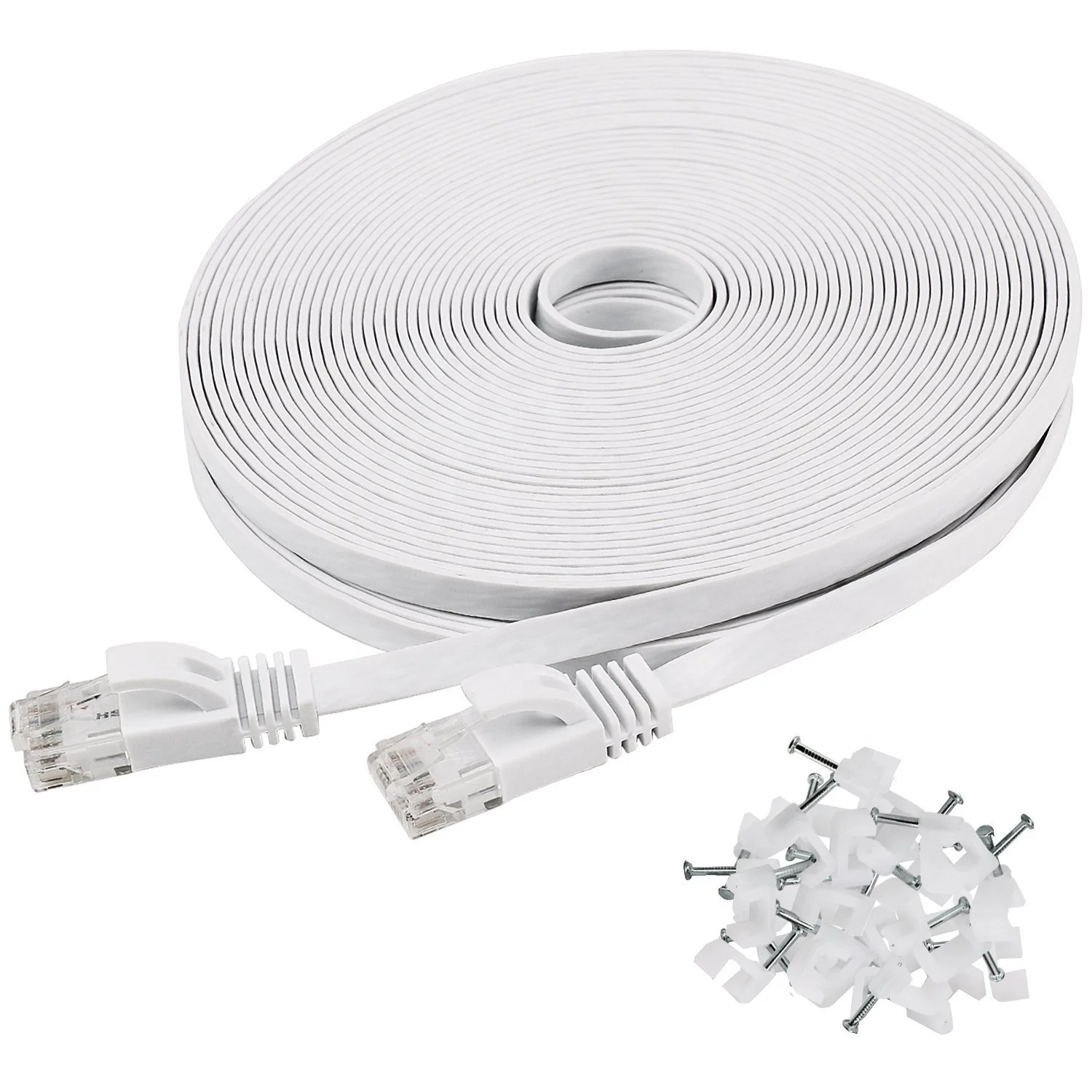 Free Sample Ultra Slim Flat UTP patch cable cat6 8P8C RJ45 Ethernet cat6 Patch Cable