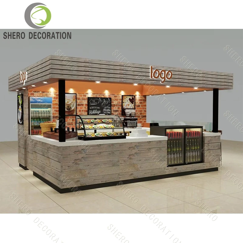 Portable Beverage /coffee /juice bar / Ice Cream Shop Kiosk Counters and Furniture