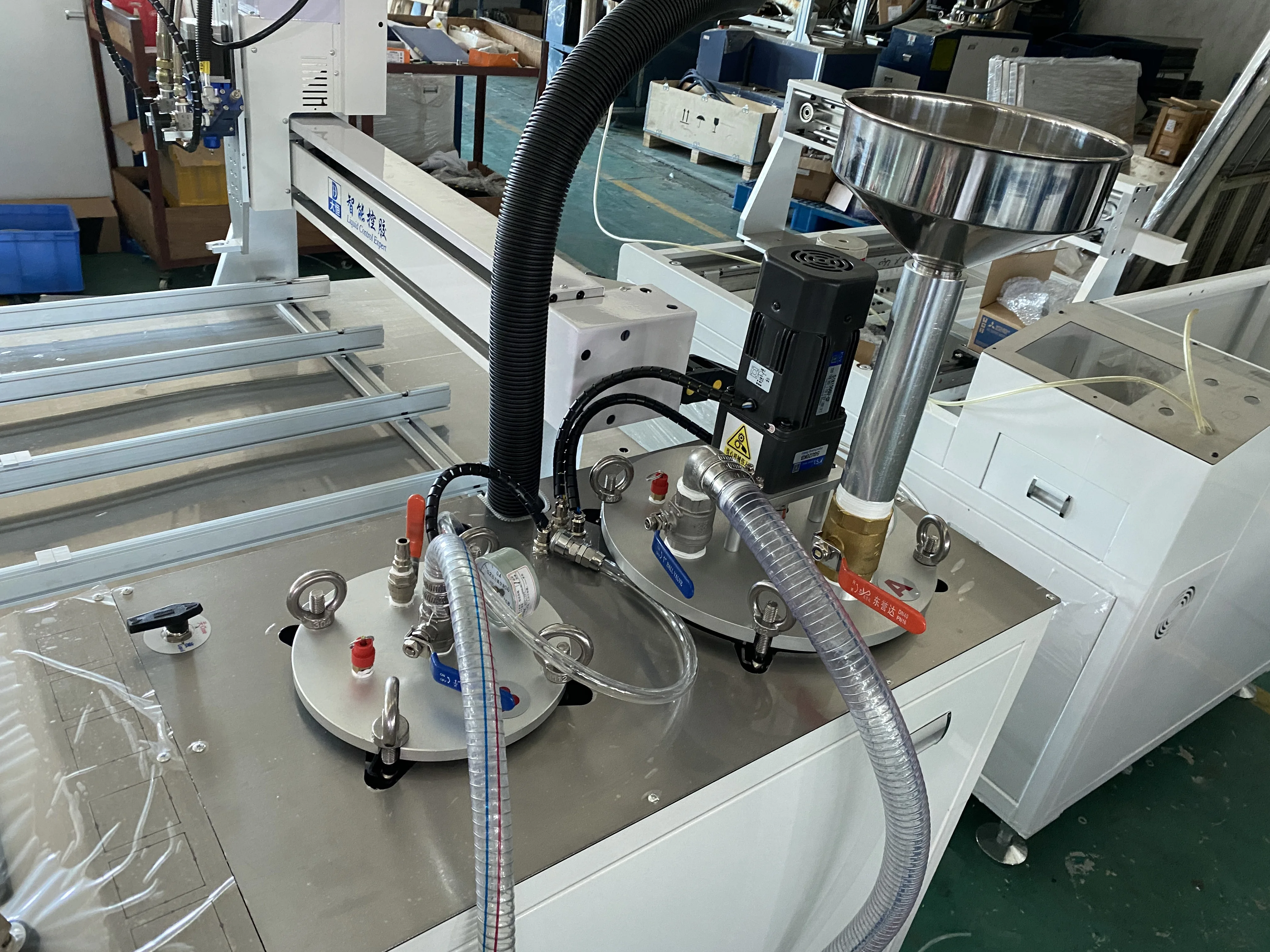 Máquina de inyección de pegamento profesional de dos componentes para la fabricación de sensores electrónicos 0