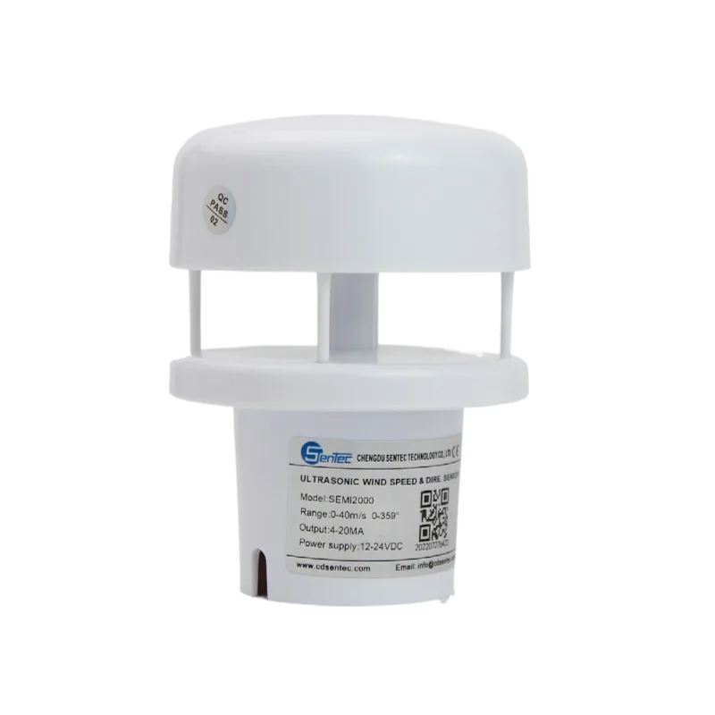 SENTEC SEM2000 Mini Ultrasonic Anemometer Wind Speed Sensor Compact Weather Station