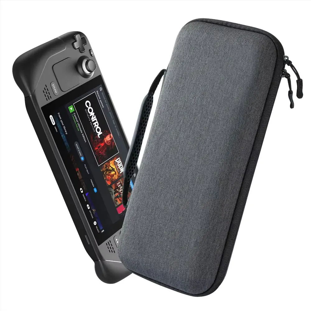 Laudtec Eva Hard Shell Carrying Gaming Accessories Pouch Case Shockproof Simple Cover Travel Bag For Steam Deck Pbk270 factory