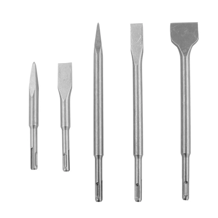 Concrete Drill Bit Sds Max Chisel Set Including Point Chisel,Flat