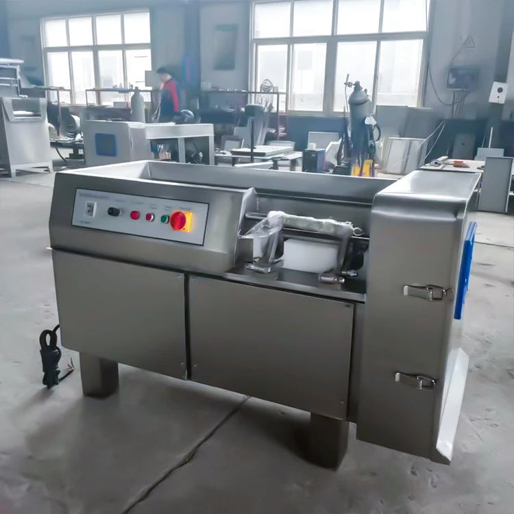 Industry Big Capacity Meat Potato Vegetable Dicer Mutton Meat Cube Cutting Machine