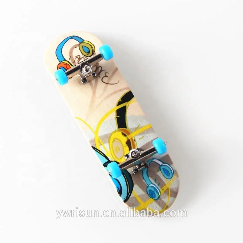 Wholesale Customized 100*30mm Mini Complete Skateboard Fingerboard