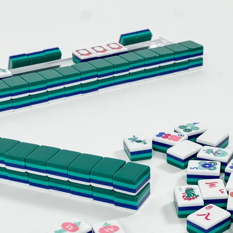 Custom Japanese Mahjong Tiles Hand Paint Multi Layers Advertising