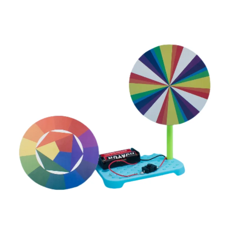 Science and Technology Small Production Newton Seven Color Disk Children's Handmade Invention Maker Education STEM Science