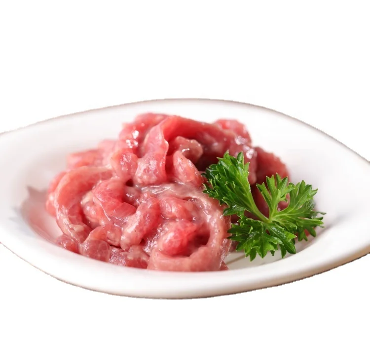 High quality frozen beef meat with pepper ready to eat food