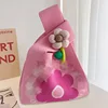 Pink sunflower bag