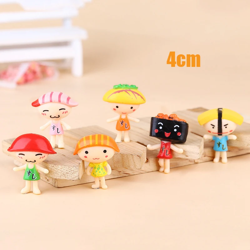 Sushi Theme Cartoon Figure Toy for Kids Japanese Food Restaurant