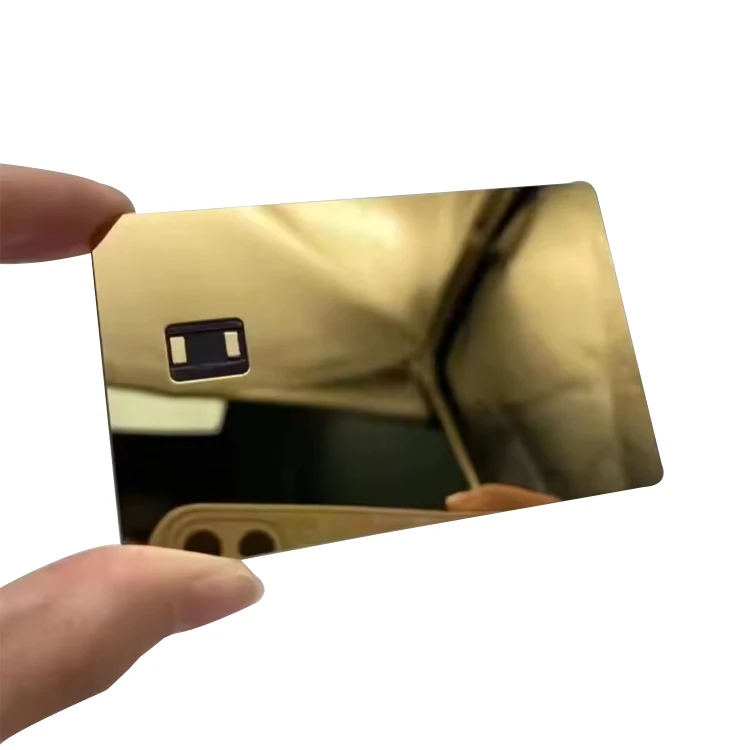 Wholesale Custom Dual Interface Metal Blank Credit Card Slot Chip Emv NFC for Contactless  Payment