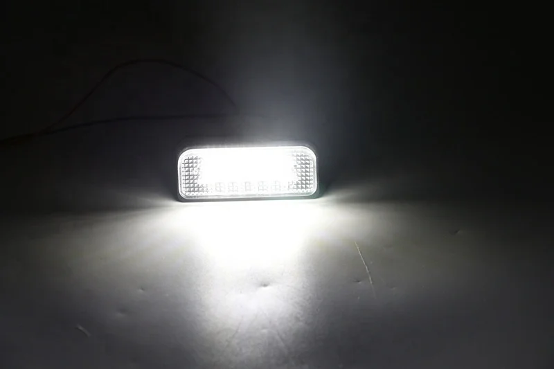 Ailead Error Free Rear Tail Light LED Number Plate Light LED License Plate Lamp for E-Class W211 C-Class W203 CLS-Class W219
