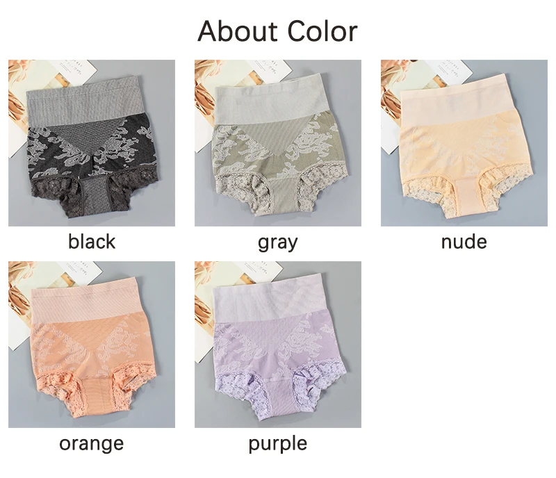 Wholesale In Stock Highrise Panties Ladies Underwear Briefs For Women