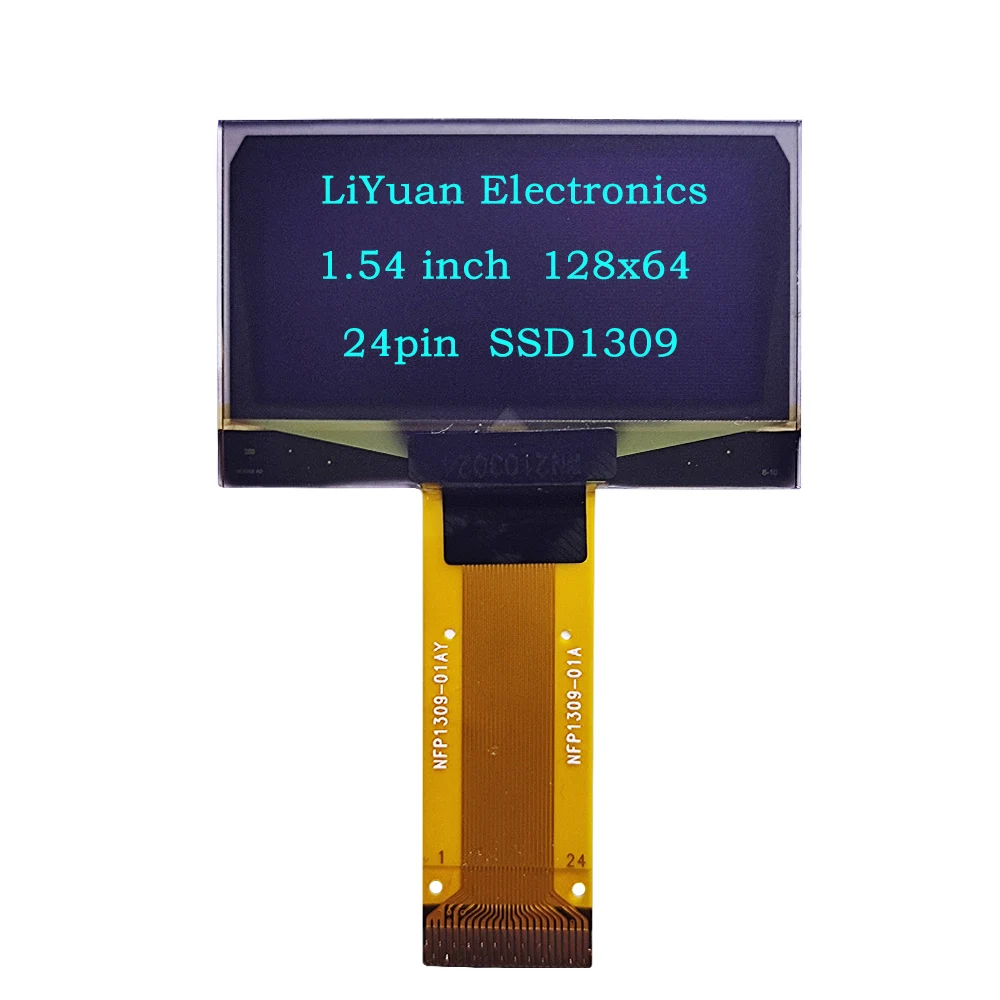 1.54 inch 128x64 12864 SSD1309 super thin lcd oled display screen ...