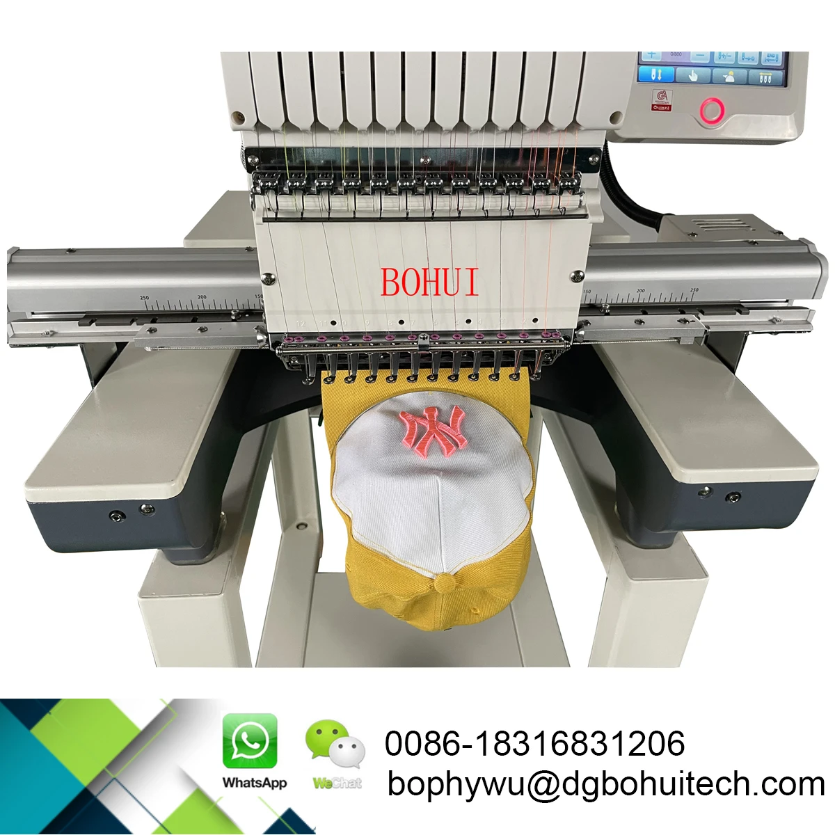 12/15 Niddles Embroidery Machine 350x500mm Industry Embroidery Machine