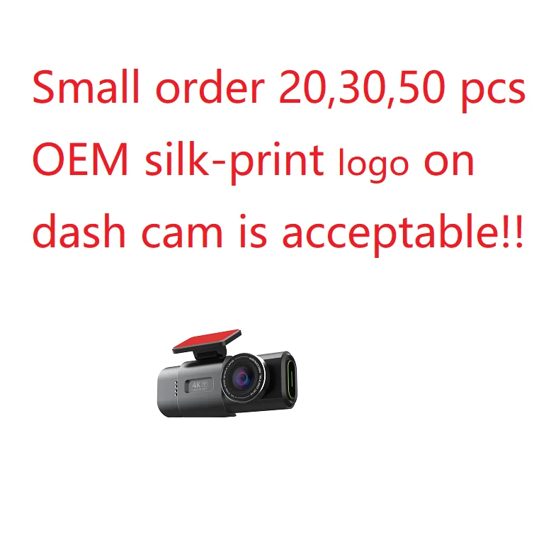 Night Version Car Driving Dash Camera 4K+1080P Black Box Dvr Mini Wireless Dual Lens GPS Parking Mode Wifi Dash Cam