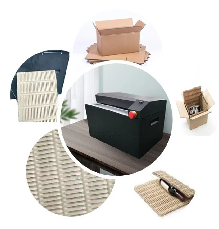 Waste Recycle Paper Shredder Small Size Desktop Cardboard Shredder Carton Box Shredding Machine