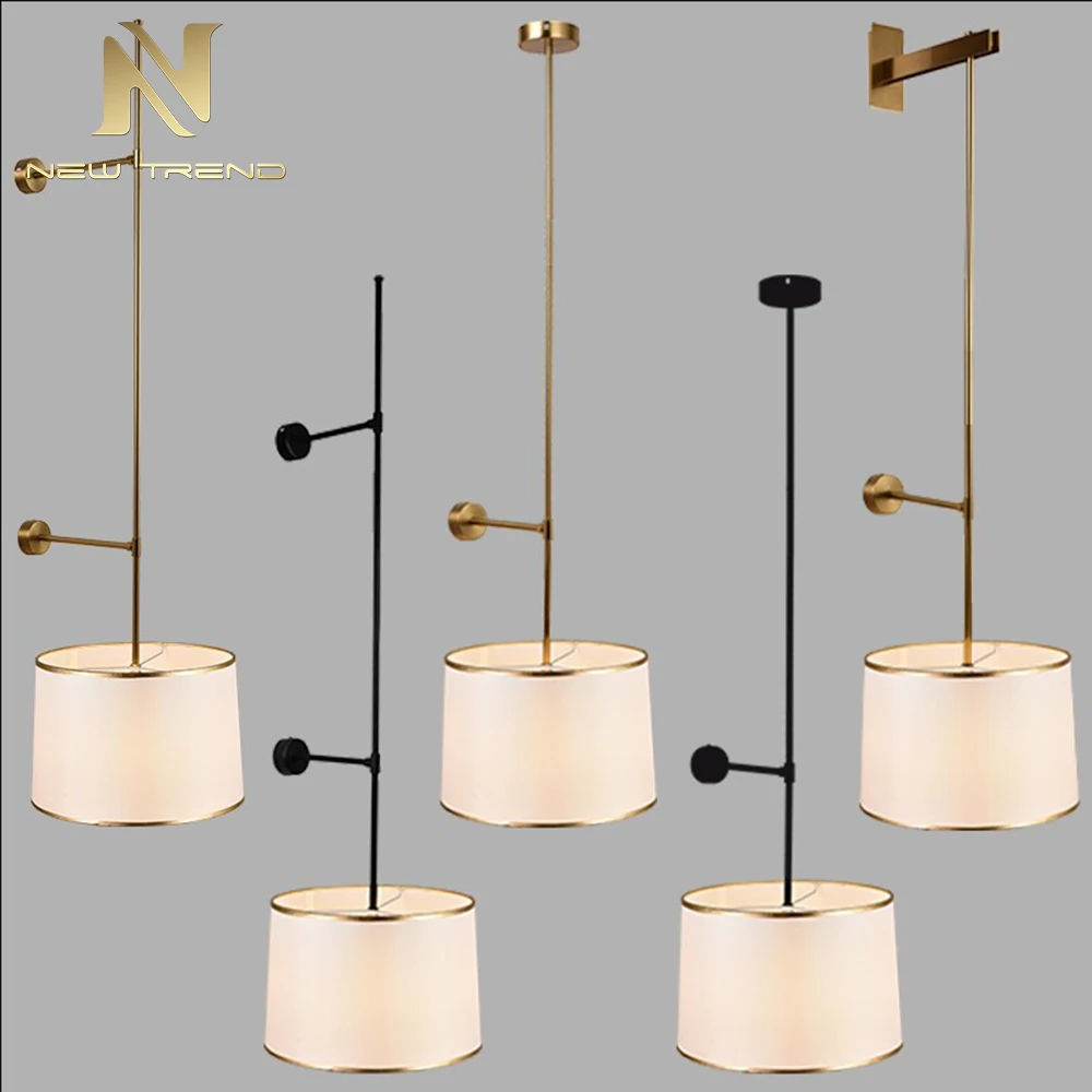 Applique murale LED de chevet de luxe – Lampe murale réglable moderne pour projet de chambre d’hôtel