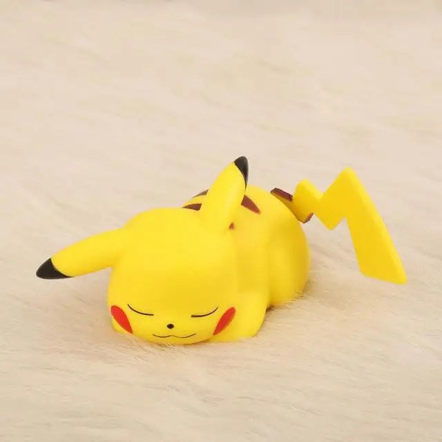 2022 Лидер продаж фигурка покемона игрушка светящаяся лампа Пикачу украшение для автомобиля спальная детей подарок на день рождения