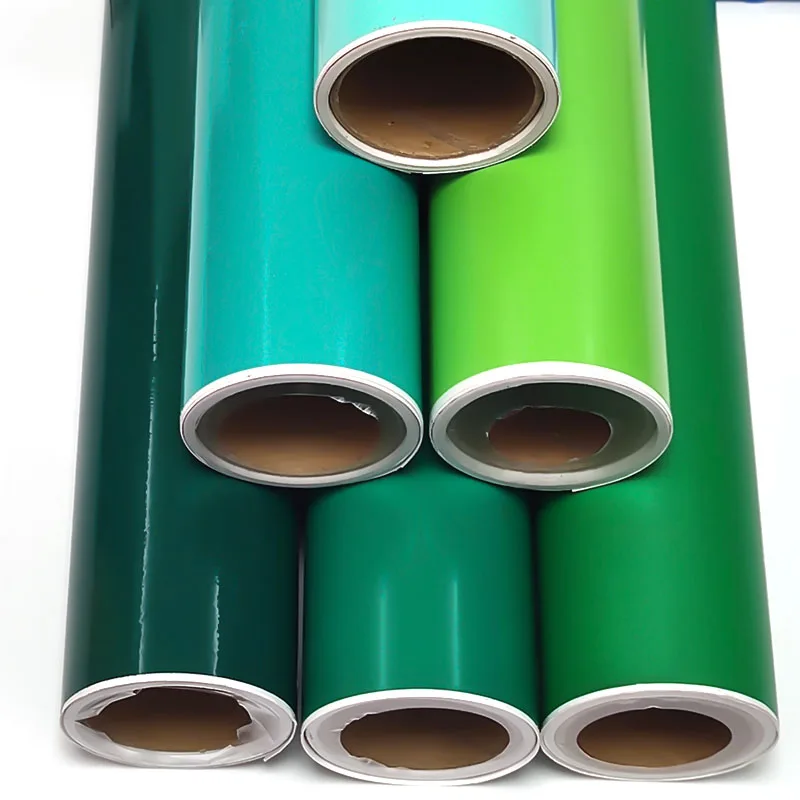 PVC Factory Direct Glossi and Matt Color Shift Cropland Vinyl