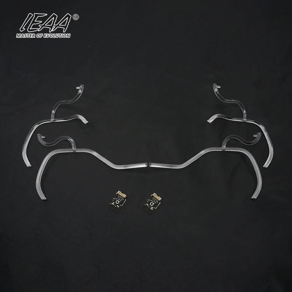 Car Led Tube DRL Light Guide Strip Acrylic Tube PCB Daytime Running Light Strip Fit for BMW 5 Series G30 High Spec 2018-2020