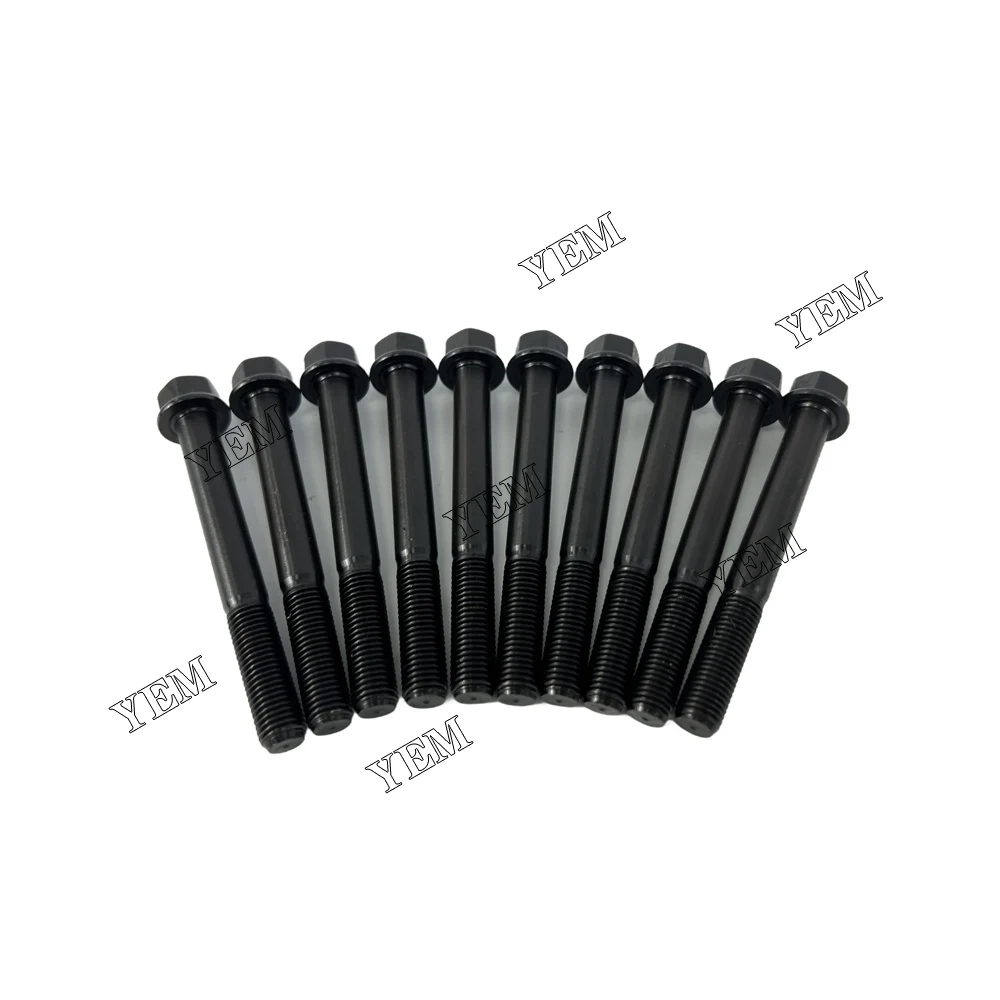 3516 Cylinder Head Bolt for Caterpillar Tractor Excavator Mowers Engine Repair Parts for Caterpillar Cylinder Head Screw