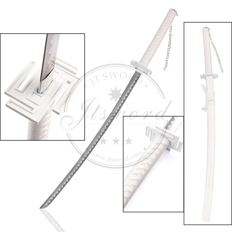 Japanese Bleach White Samurai Ichigo Kurosaki Katana Sword Buy Ichigo Sword Katana Sword Katana Japanese Samurai Sword Product On Alibaba Com