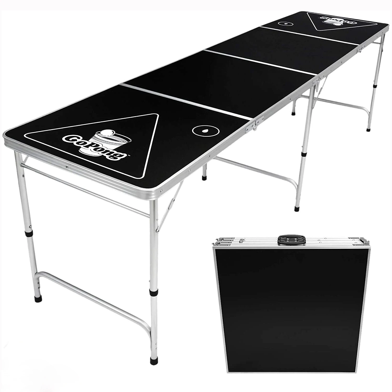 Uplion 8ft Outdoor Portable Foldable Beer Pong Aluminium Folding Table