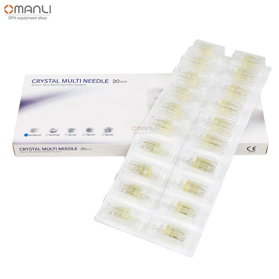 Crystal 5 Pin Multi Needle for Hyaluronic Acid Solution Serum Mesotherapy Injection