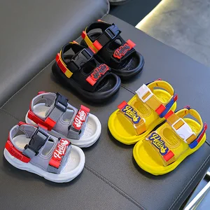Summer Quick-Drying Boys Sandals Kids Girls Double Buckle Sandals Children's Adjustable Back Strap Kids Sandal