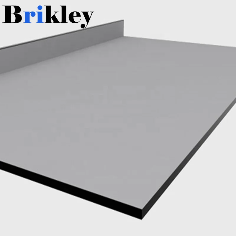 Laminato compatto HPL nero con design Trespa certificato REACH antibatterico diretto dalla fabbrica, resistente, per top da lavoro
