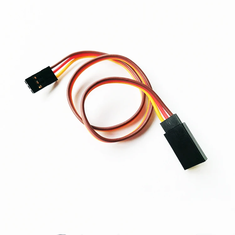 Set De 25 Cables De Extensión Servo RC – 5 Longitudes (10 A 60 Cm), Conectores Futaba/JR, 30 Núcleos De Cobre