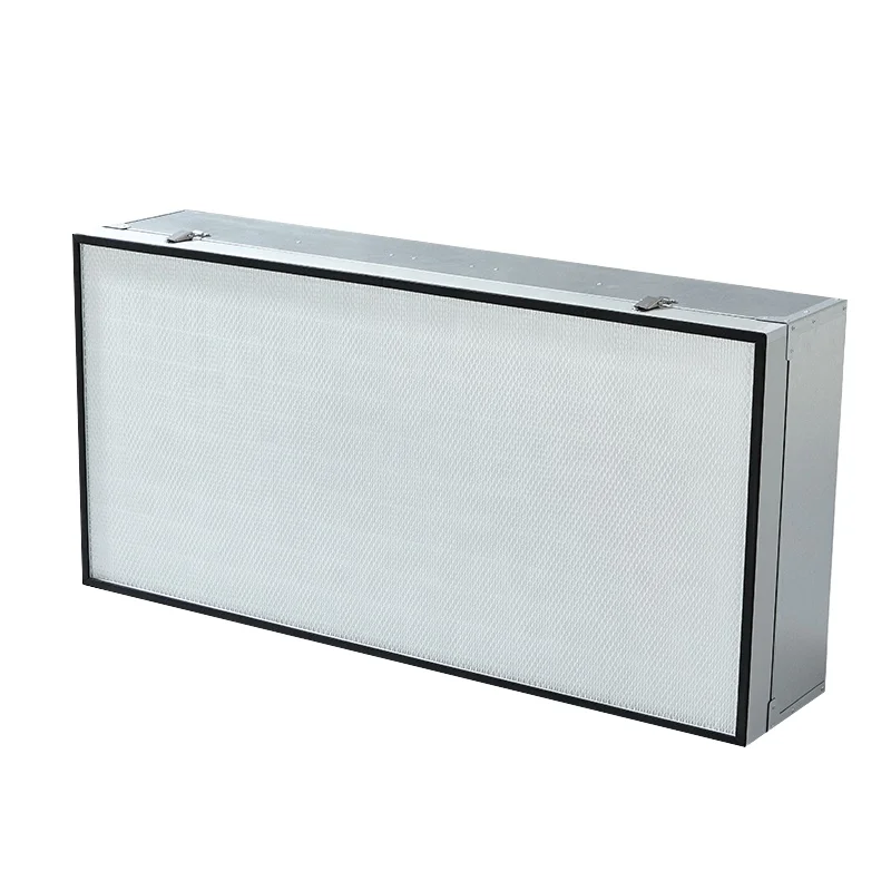 Huaao brendli 2x4 futli H14 HEPA FFU ventilyator-filtr birlik, qutidagi filtr, doimiy tok dvigateli, 0,35–0,55 m/s laminar oqim, 99,995% samaradorlik, 0,3 mikron porozlik, yangi