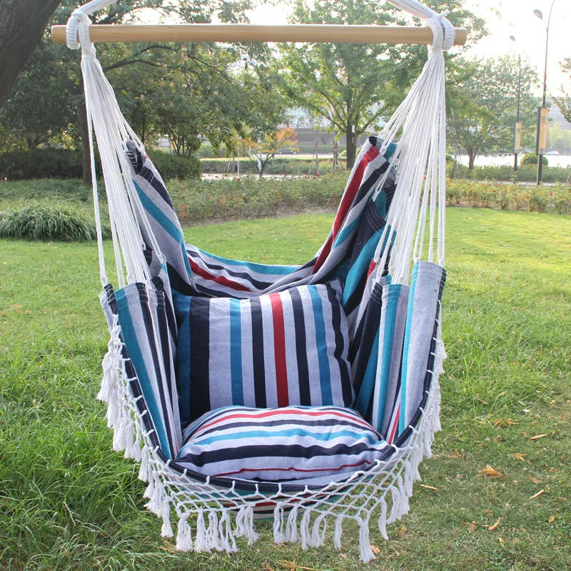 Custom Modern Hammock Chair Swing With Tassel Design Hammock Hanging
