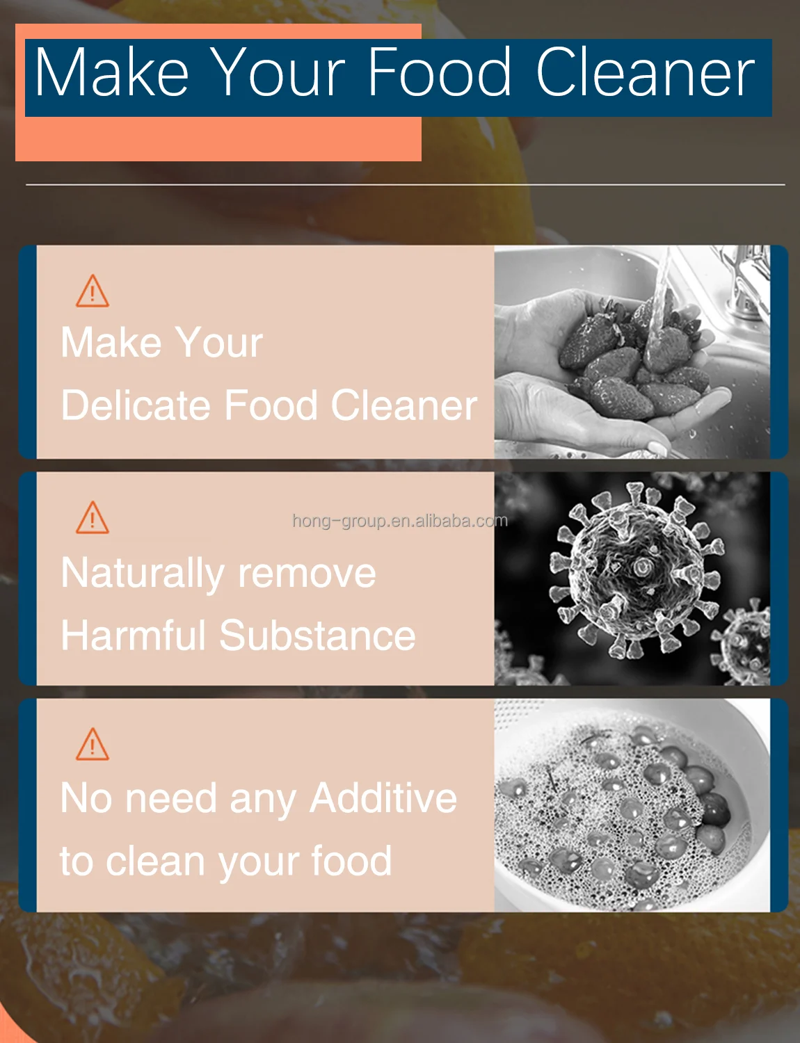 Cop Rose Wireless Intelligent Electrolysis Water Hydroxyl Ion Fruit And