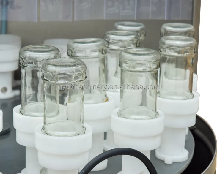 Полуавтоматическая электрическая стиральная машина для бутылок с жидкостью