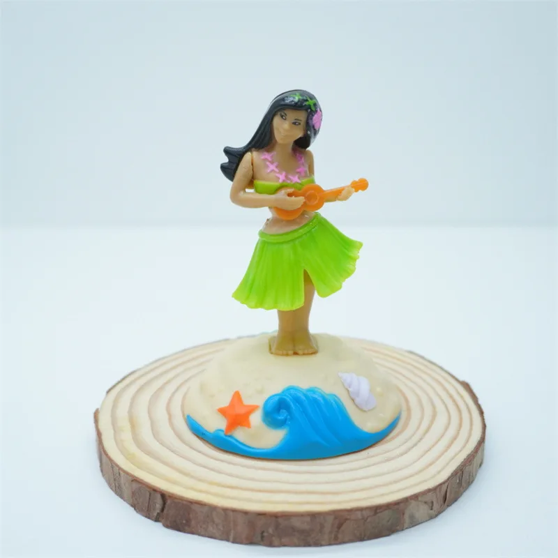 Factory Hawaii Solar Car Dashboard Decorations Dance Girl Doll