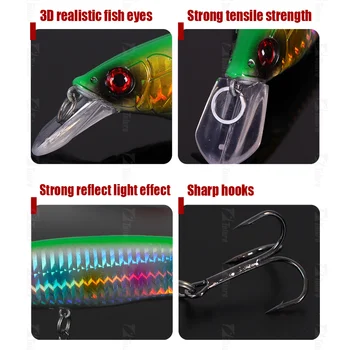 Floating Minnow Lure 30g 160mm Japan Artificial Hard Fishing Lure Sea Bass Tuna Pike Bait Minnow Japan Jigging Lure – Metal Jig – view 5