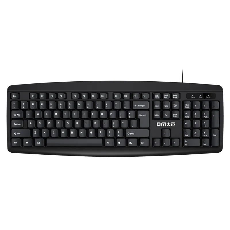 Universal 104 Keys USB Interface Wired Business Office Keyboard K10