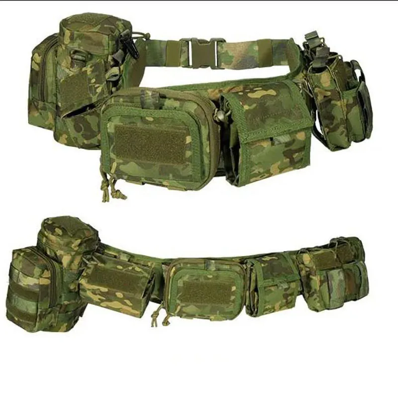 Universal Mountaineering Outdoor Tactical Waist Pack Real Multi-Functional Combination Belt Equipment Tactic Waist Belt