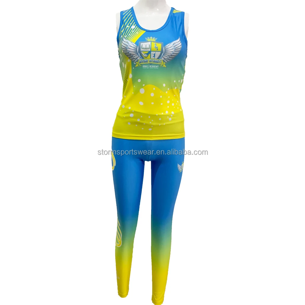 Australia Designer Custom Cheer Team Training Sets Sublimation