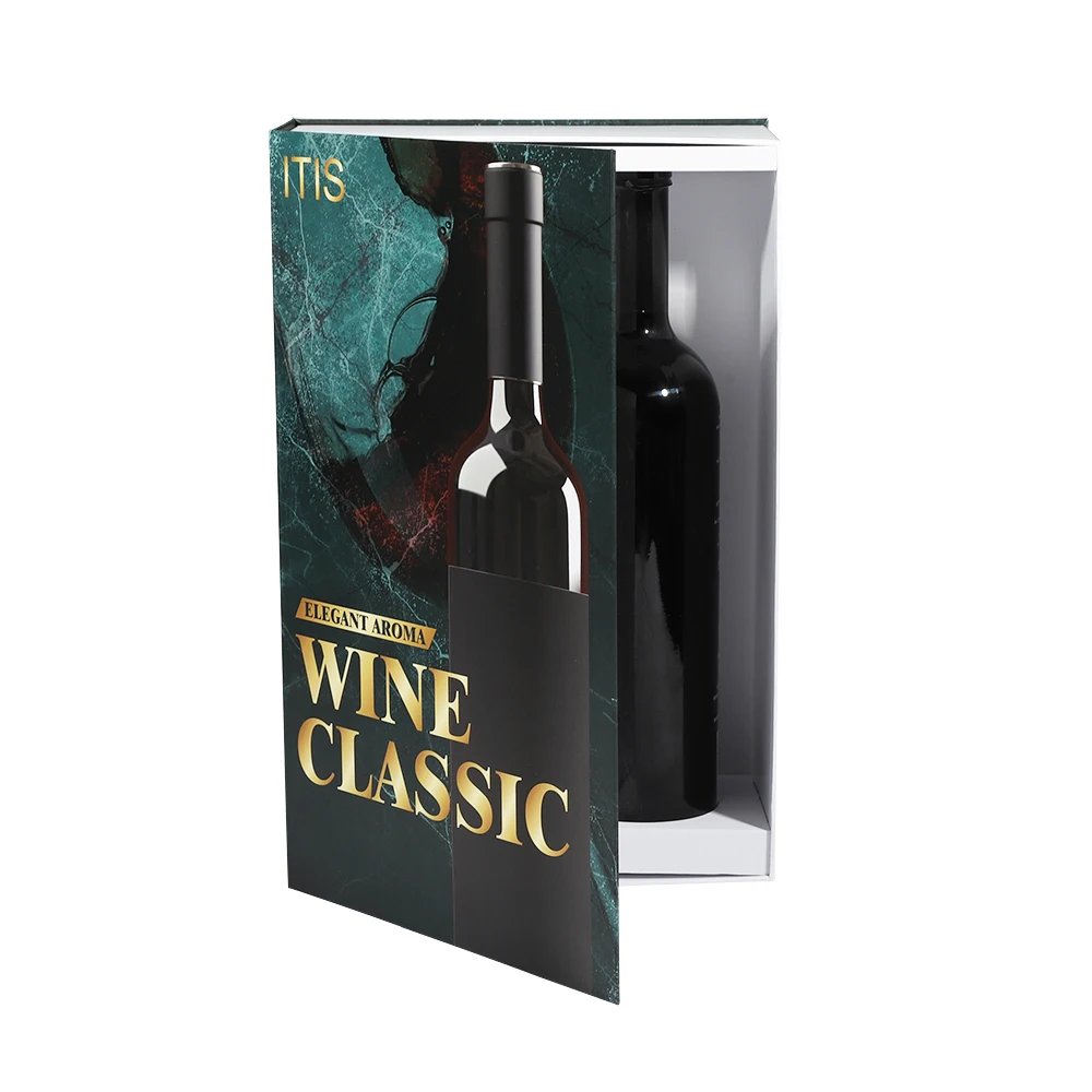 Роскошная индивидуальная подарочная коробка для вина | Производитель высококачественных жёстких картонных коробок | Защитная и элегантная упаковка для бутылок вина