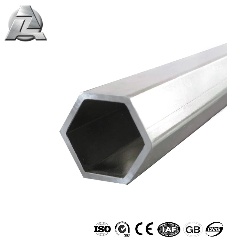 40mm Custom Extruded Hexagon Aluminum Hex Tube Various Sizes 6000 Series Bar Extrusion Pipe CNC Cutting Bending Welding Punching