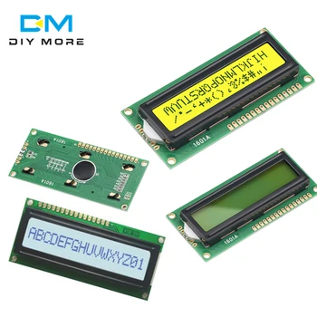 Display LCD 16x1 Retroilluminato GIALLO-VERDE Driver SPLC780D - Foto 11