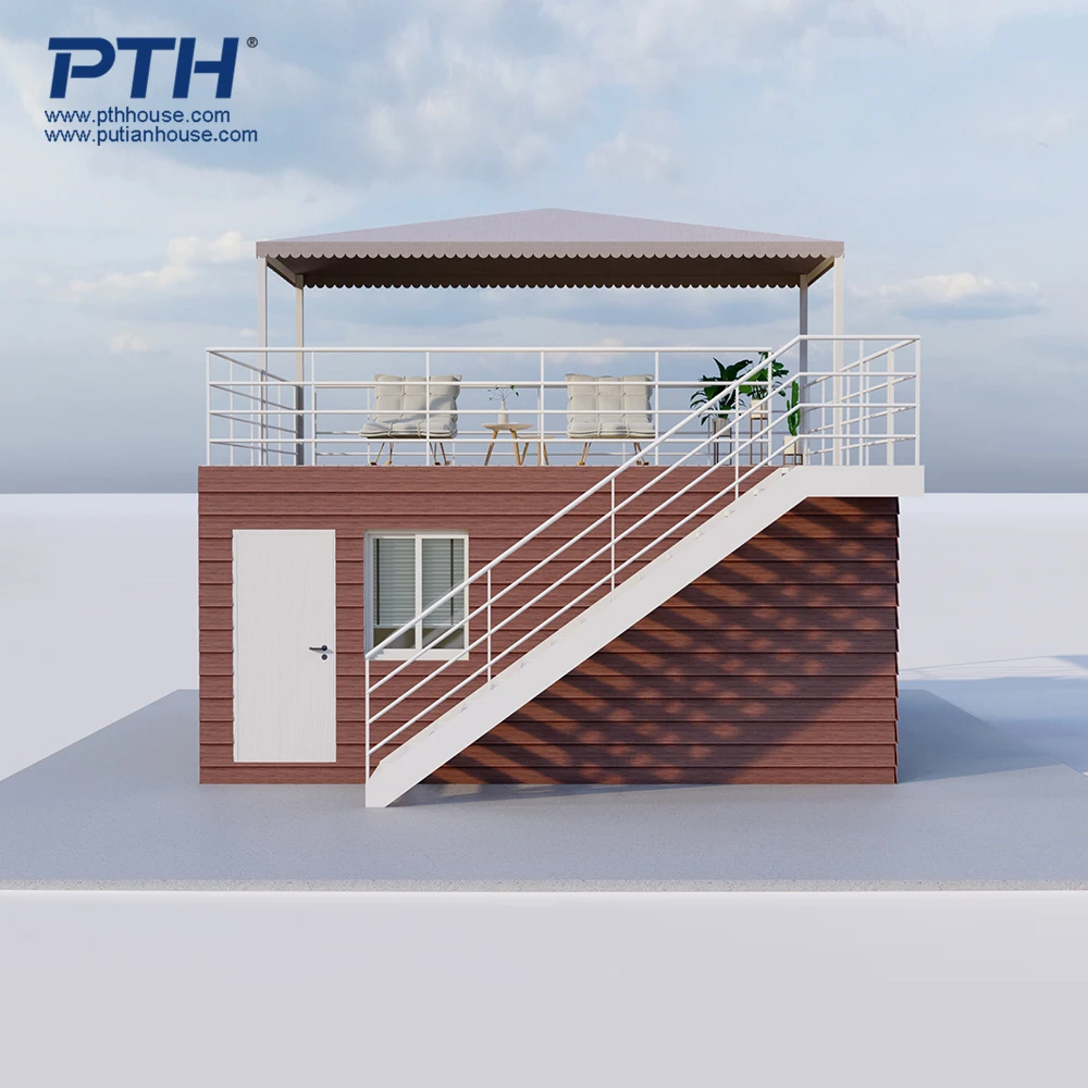 PTH Modular Prefabricated House Balcony Tiny House Detachable Container Homes Prefab Houses