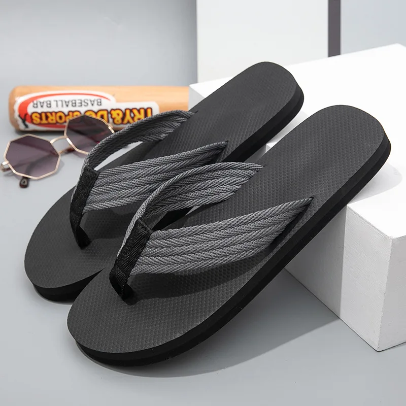 Men Flip Flops Slides Slipper Open Toe Beach Sandals