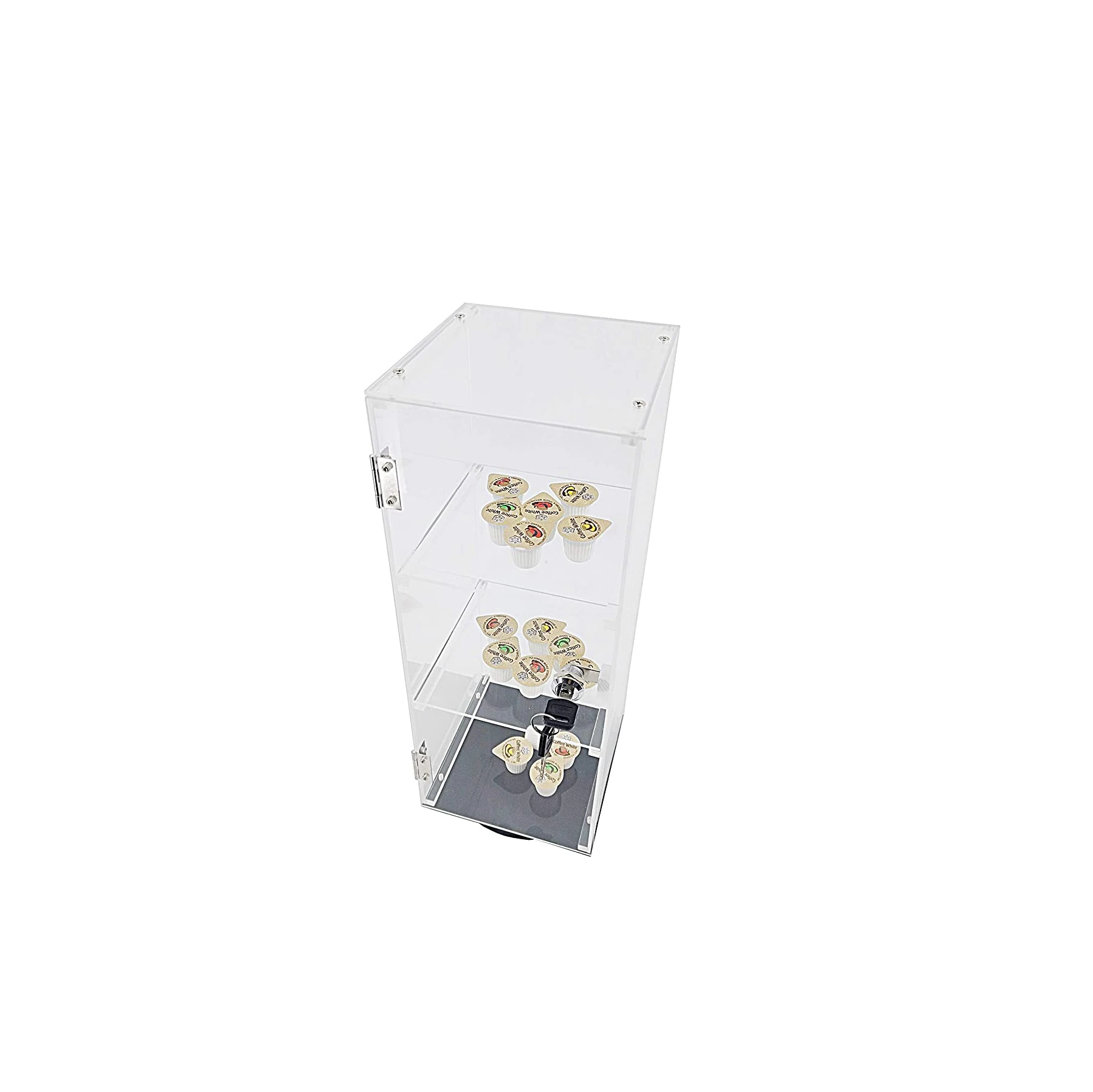 Custom Clear Acrylic Rotating Display Case Revolving Watch Phone ...
